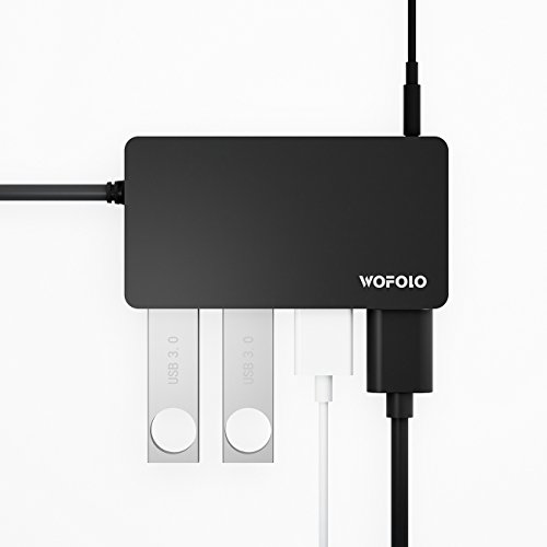 Typ-C Hub auf 4 ports USB C 3.0 mit 4 Anschlüsse für alles Type C adapter usb C Geräte wie MacBook 2015/2016 MacBook pro/Air/mini ChromeBook Pixel und mehr - 4