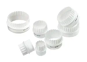 Norpro 3473 Deluxe 7-Piece Cutter Set, White