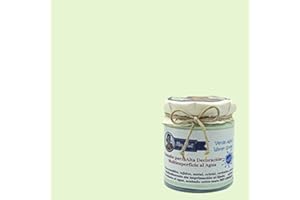 MARY PAINT Pintura Multisuperficie al agua Mate efecto Chalk 250 (Verde Agua)