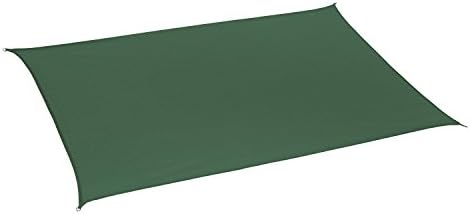 California Sun Shade Shade Sail Rectangle 10ft x 8ft Heritage Green