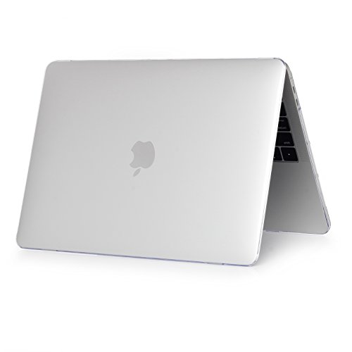 i-Buy Matte Gummierte Harte Schutzhülle Hülle für Macbook pro 13 Zoll mit Berührungsbalken(2016.10 Veröffentlicht,Modell A1706)+ Schutzfolie + Silikon Tastaturschutz – Klar - 4