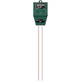 PrimeX PX-PH MS02 3&rsquo;&uuml; 1 Arada Toprak pH &Ouml;l&ccedil;er, Toprak Nemi Işık ve pH Test Cihazı, Pilsiz &Ccedil;ift Problu Bitki Bakım &Ouml;l&ccedil;er, Saks