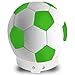 Produktbild Fußball Aroma Diffuser 300ml Ultraschall Kalter Nebel Luftbefeuchter Raumluftreinigung mit 7 Farben LED Duftlampe und Touch-Steuerung Wasserlose Abschaltung für Schlafzimmer Büro, Green