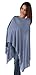 BambooMama Bamboo Breastfeeding Scarf - Sky Blue - Discreet Nursing Cover And Scarf In One - The Ideal Gift For A New Mother