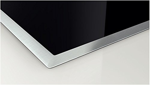 Siemens ET645HN17 iQ300 Kochfeld Elektro / Edelstahl / 58,3 cm / Dank touchControl-Bedienung werden die Kochzonen durch leichtes Antippen mit dem Finger aktiviert und gesteuert / schwarz - 3