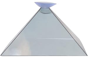 ERICETION 2 Pcs 3D Hologram Pyramid Display Projector Video Stand Universal para Teléfono Móvil