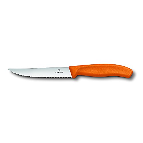 Victorinox Set Pizzamesser orange mit Wellen, 6.7936.12L9
