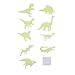 Produktbild 9 teile / satz DIY Fluoreszierende Spielzeug Leuchten In Dark Wand Decke Kühlschrank Aufkleber Dinosaurier Tier Muster Kinder Schlafzimmer Dekoration-Gelb