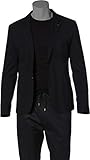 Kragenform: Reverskragen Hugo Herren Sakko Anzugjacke, Größe: 98, Farbe: Schwarz