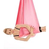Bundera Yoga Fly Egzersiz Hava Akrobasi Denge Spor Aleti Cadillac Reformer Pilates Fitness Kardiyo (Pembe)
