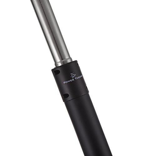 Power Theory Selfie Stick [No Bluetooth] for iPhone 6S 6 Plus 5 5s 5c + Samsung Galaxy S7 S6 S5 S4 S3 Android/Apple Phones (Black)