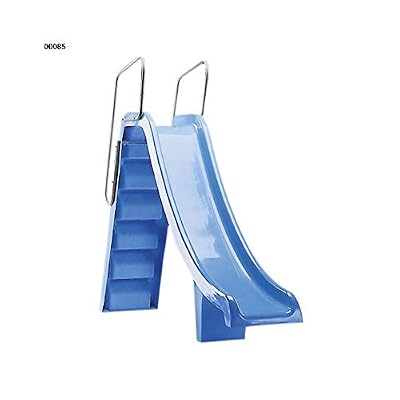 Astralpool 00085 Toboggan PRANASLIDE TOBOGA hauteur mt. 1,50 avec main courante en aluminium peint blanc pour piscines résidentielles.