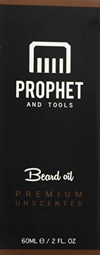 Prophet e strumenti più venduti da uomo barba olio ora in 60 ml | baffi e pizzetto Growth oil | balsamo e ammorbidente | 100% naturale & organico da uomo peli facciali prodotto