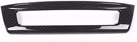 Interior Auto Vehicle Accessory, for Levante 2016-2018, Car Central Control Mode Frame Cover Trim Sticker ABS Plastic Carbon Fiber, 1 pcs/set
