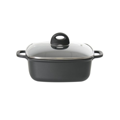 Preisvergleich Produktbild Testrut Top Hit 221470 Servierpfanne 24x24 cm eckig mit Deckel