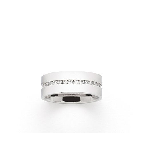 Leonardo Jewels Damen-Ring 18 klar edelstahl Glas Glizz 013981