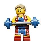 LEGO Sammelfigur 8909 Gewichtheber Minifigur (Olympic Team GB) - LEGO