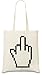 Produktbild 8 bit Pixel Middle Finger Tasche