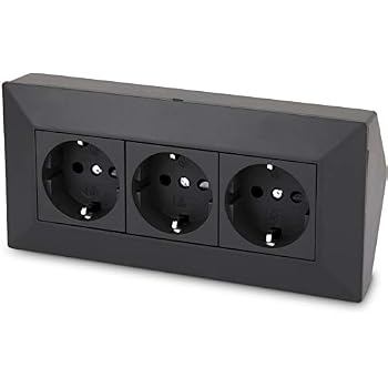 Ciabatta elettrica a 3 prese, USB-A, Internet CAT6 LAN Ciabatta elettrica a 3 prese, USB-A, Internet CAT6 LAN