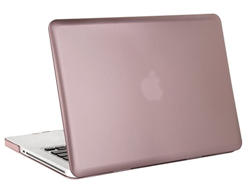 MOSISO Ultra Slim Plastik Hartschale Schutzhülle Hülle Snap Case für MacBook Pro 13 Zoll mit CD-ROM Drive (A1278), Rose Gold - 2