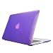 Produktbild Schutzhülle für MacBook 13 Retina Display, ximeng matt gummierte Kunststoff Apple Logo sehen, durch Schutzhülle für Mac Pro 33,8 cm (keine CD-ROM) A1502 A1425, Violett