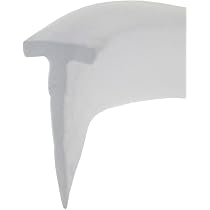 Diconfa PVC Einschubdichtung 6mm Breit - Dichtbereich: 14mm - Länge: 5cm Bis 10m - AUSWAHL: 1800mm (180cm) - T-Profil Duschtür Falttür Duschwand Faltbar Seitenwand Badewanne Faltwand Mit Kanal
