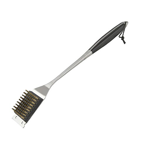 Campingaz – 4-teiliges Premium Grillbesteck aus Edelstahl (massiv), bestehend aus: Wender, Zange, Gabel und Metallbürste - 5