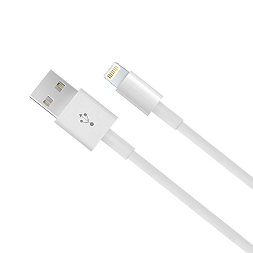 iPhone Cable,PeziMu USB Lightning Cable for iPhone 7/7plus / 6S / 6 Plus, iPhone SE, iPhone 5S 5C 5, iPad, iPod-2M (White)