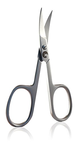 Nagelschere – Extra scharfe Nagelschere mit gebogener Schneide und Spitzenschutz – Für Finger- und Zehennägel – Maniküre und Pediküre - 5