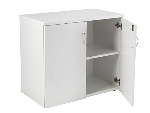 Office Hippo Desk High Office Cupboard - White