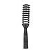 TOOGOO(R)Anti-static Hair Comb Half Round Hair Styling Brushes Black
