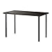 Produktbild Ikea LINNMON/ADILS Tisch, schwarz-braun/schwarz, 120 x 60 cm