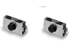 Pulsante interruttore Telecomando Shell chiave per Peugeot 206307406 107, Citroen C2 C3 C4 Xsara Topalli, Set da 2