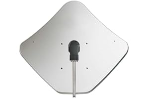 FRACARRO RADIOINDUSTRIE S.R.L. Fracarro Penta85 Parabola 77 mm per Ricezione Segnale Satellitare Offset Pentagonale Supporto attacco a palo 35-80 mm incluso 211201