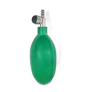 Raindrop World BP Bulb Blood Pressure Monitor Rubber with Metal Valve Green color