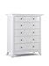 Kids Line Metro 6 Drawer Chest (White)
