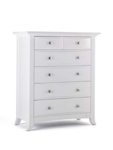 Kids Line Metro 6 Drawer Chest (White)