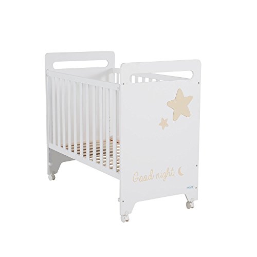 Preisvergleich Produktbild Micuna Istar, Kinderbett 120 x 60 cm, weiß / sandfarben