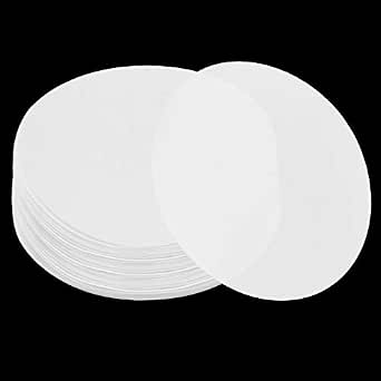 Favengo 100 Stücke Filterpapier Labor Rundfilterpapier Weiß Laborfilter
