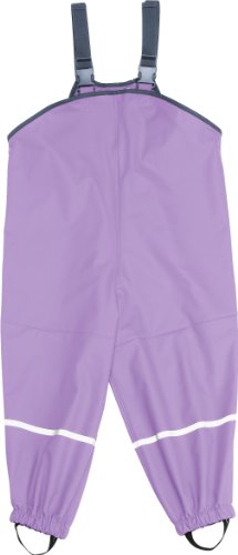 Playshoes Rain Dungarees Waterproofs Easy Fit Girl's Trousers Light Lilac  Size 104