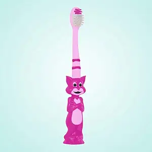 Budds buddy Tom Shaped Kids Tooth Brush BB3014, (Pink)