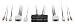 Produktbild LevelOne KVM-0223 – Eingabegerät (USB, USB, VGA, 2048 x 1536 Pixel, Schwarz, 5S)