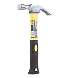 * Mango antideslizante: el mango le brinda un control más fuerte y mejor que un mango de madera suave y frágil. También reduce la vibración al golpear la herramienta. Estructura de acero de una pieza: el cuerpo del martillo es una estructura de acero forjada e integrada para mayor resistencia y durabilidad.