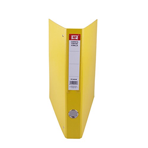 MP PC140-06 - Carpeta folio con 4 anillas  color amarillo