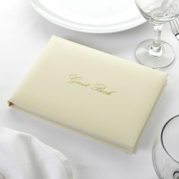 CSC Imports Guest Book - Ivory/Gold