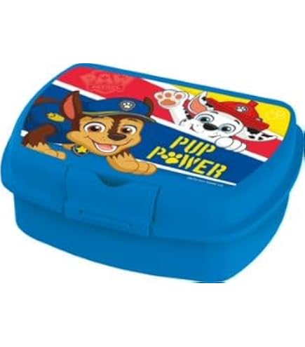 Boîte à Déjeuner Enfant Pat' Patrouille - Licence Officielle, Sans BPA, Fermeture Sécurisée, Résistante
