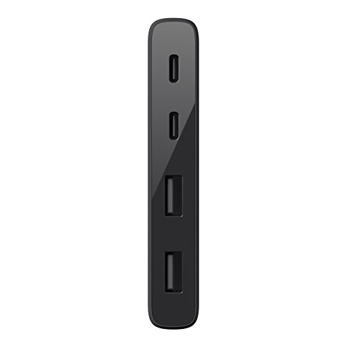 Belkin 4-Port Mini Travel USB-Hub (geeignet für USB-C Host Geräte, 2x USB-A, 2x USB-C Port, 5 Gbit/s) schwarz - 2