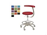 First Dental Microfiber Leather Doctor's Chair Portable Dental Chairs Medical Stool Office Chair HS-11