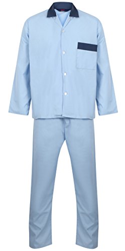 Pijama Clásico para Hombre, Manga Larga (XL)