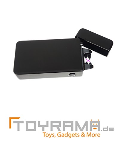 Preisvergleich Produktbild Lichtbogen Feuerzeug - Schwarz matt